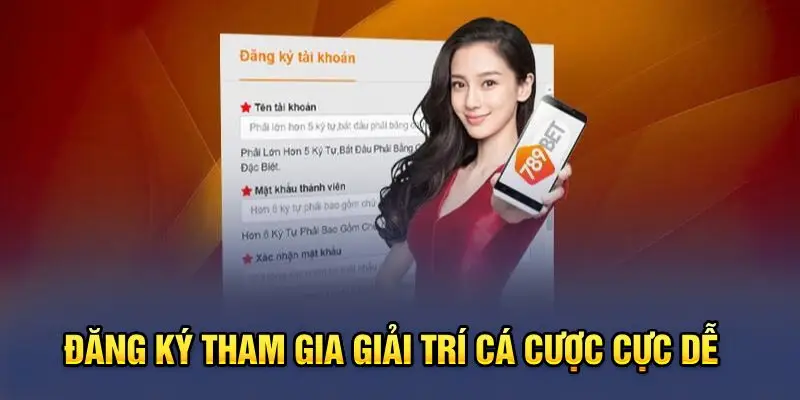 Hướng dẫn đăng ký tài khoản tại 789ber